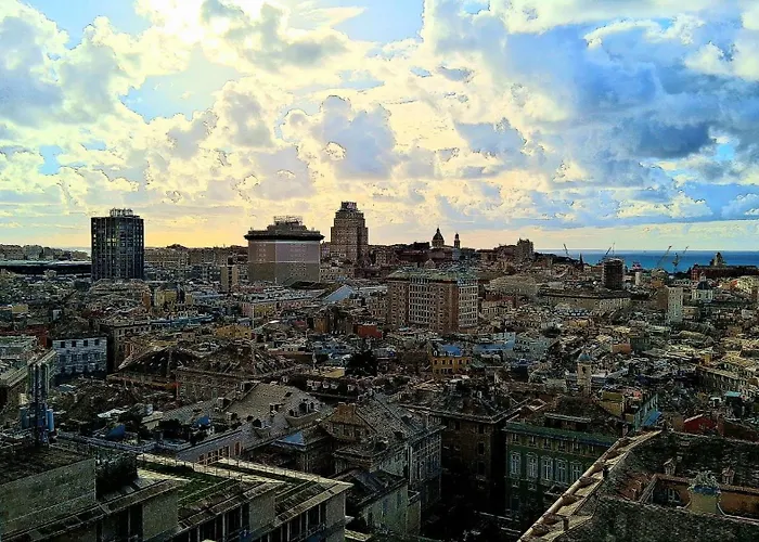 Creuza Da Lanterna Lägenhet Genua